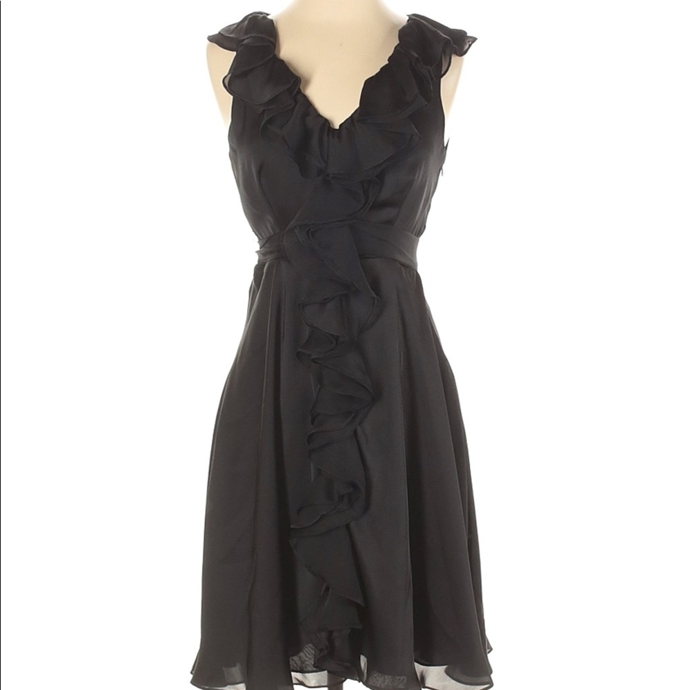 Ruffled Sleeveless Party Dress